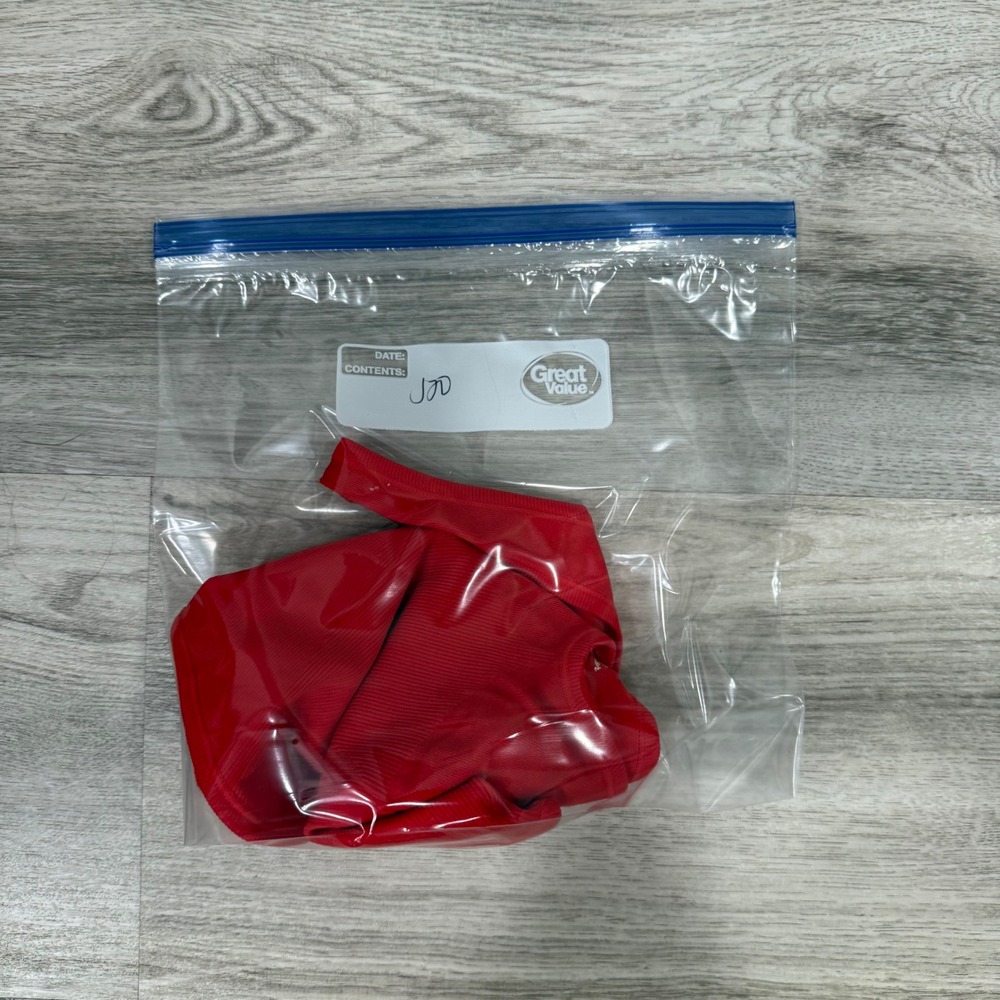 Urban Outfitters Out From Under Red Ribbed Cropped Tank Top M Seamless Fit - Picture 6 of 6